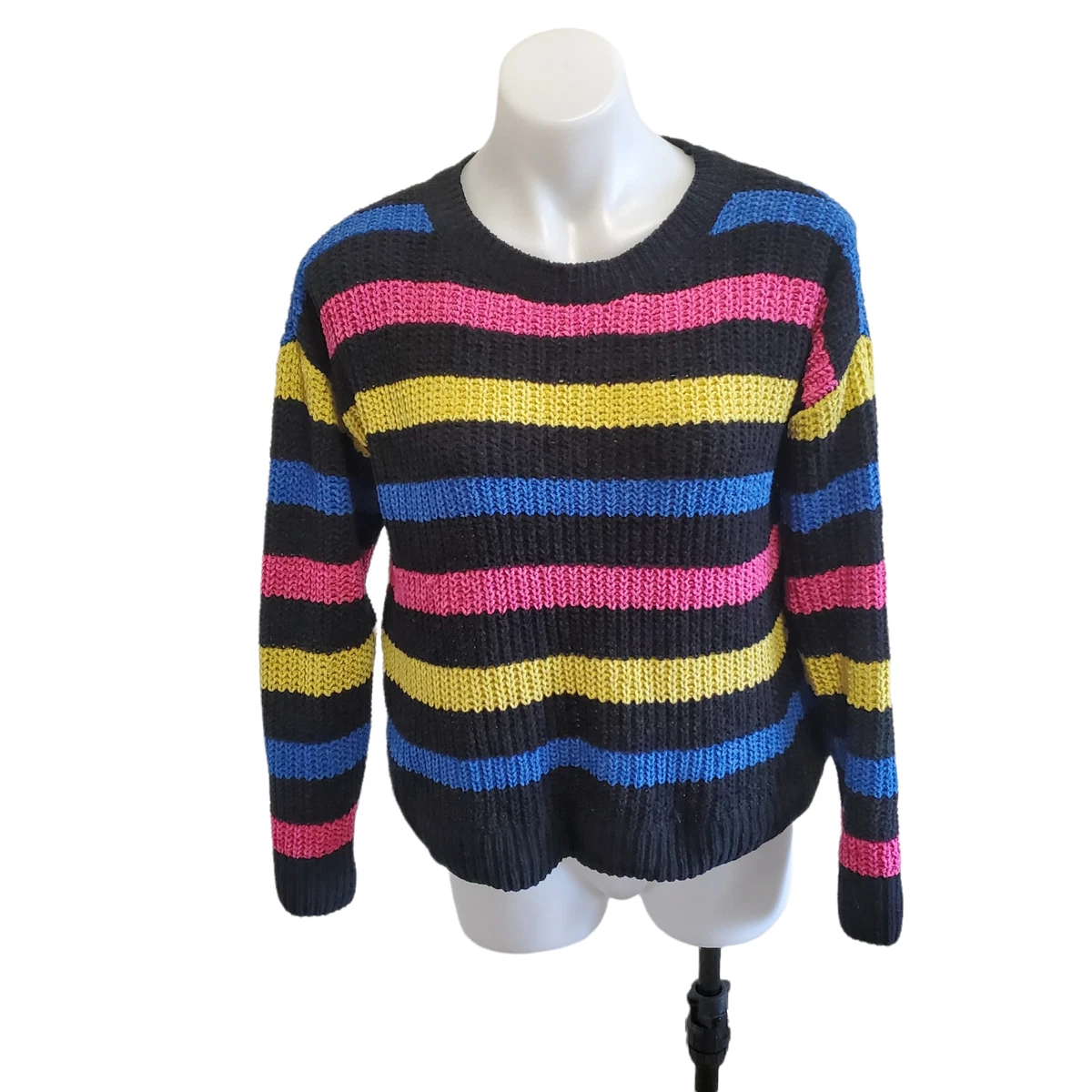 Black and yellow sweater top