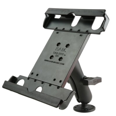 RAM 1.5'' Ball Drill Down Mount with Tab-Tite Holder for 9'' - 10.5'' Tablet