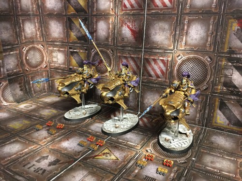 Warhammer 40k Adeptus Custodes Dawneagle Jetbikes COMMISSION Vertus Praetors 3 - Bild 8 von 8