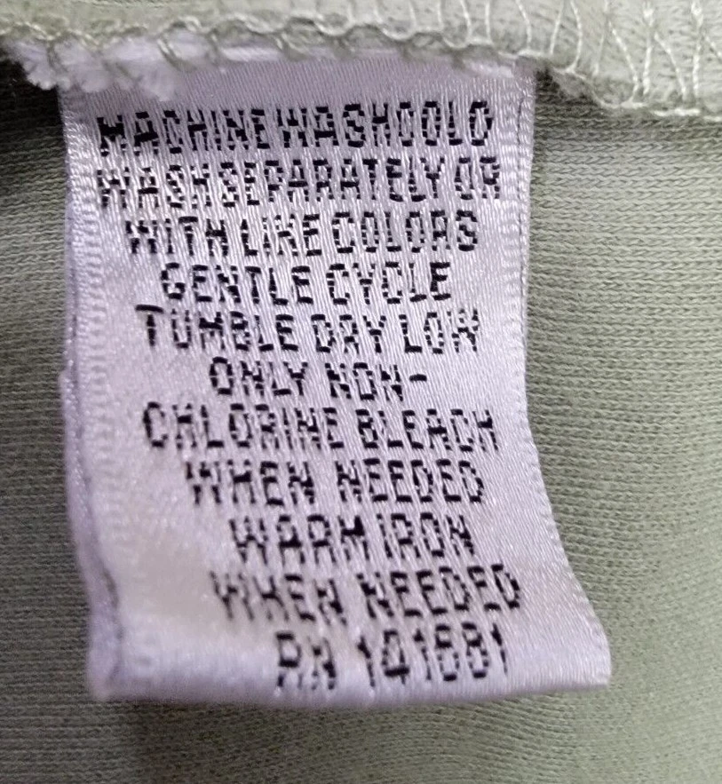 Hasting & Smith 女式衬衫上衣,尺寸 3X 绿色 — 第 3/4 张图片