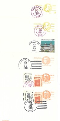 Michigan Postmarks 6 - Michigan - Upper Peninsula - Postmarks on Postal Cards - Nisula ...