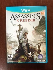 Assassin's Creed III (Nintendo Wii U, 2012) Complete Disc Case Manual RPG Tested