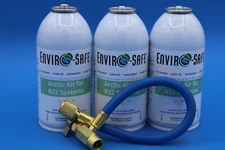 Envirosafe Arctic Air for R22  Envirosafe, (3) 4 oz cans & hose