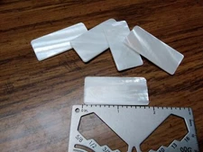 3 pieces Mother Of Pearl Inlay Material Guitar Luthier 48mm × 22mm × 1 .5 mm+