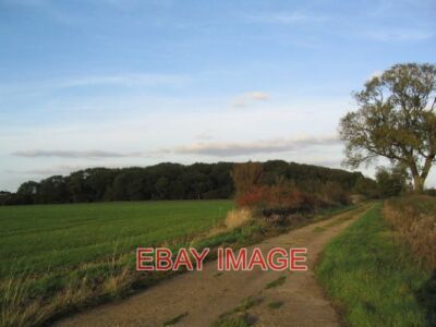 PHOTO  BRIDLEWAY TO LANGLEY COPPICE A CONCRETE SERVICE ROAD FROM DEENETHORPE AIR