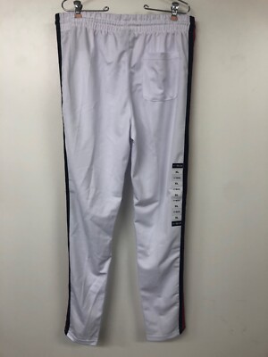 Pantalon De Sport WT02 Homme Taille XL Blanc - Coupe Athletic, Neuf Avec étiquettes, Style Track Pants