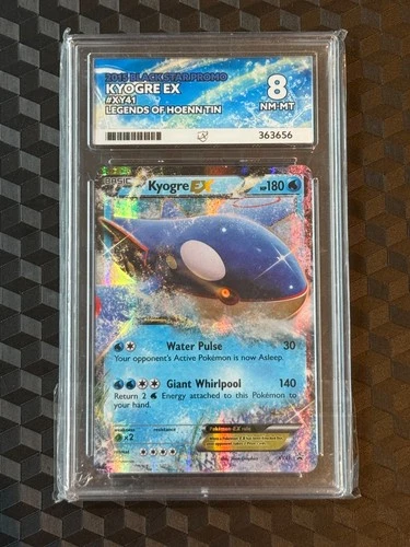 2015 POKEMON KYOGRE EX XY41 CARD BLACK STAR PROMO ACE 8