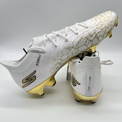 Skechers SKX 1.5 Elite FG Soccer Cleats White Gold Electrum  display picture 3