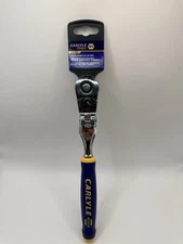 CARLYLE BY NAPA R38LF120 3/8" Dr 120 TOOTH FLEX SOFT HANDLE RATCHET ~ NEW ~