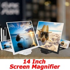 Newest 14 Inch phone Screen Magnifier Video Mobile Phone Amplifier Stand Bracket