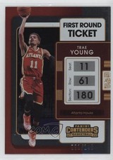 2021-22 Panini Contenders 1st Round Ticket 91/149 Trae Young #4 10qe