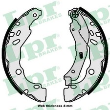 ORIGINAL® Lpr Bremsbackensatz Hinten für Nissan NOTE MICRA IV (K13K K13KK)