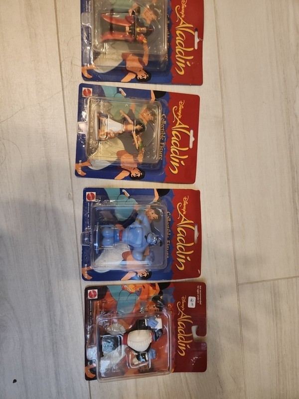 Lot Of 4 Aladdin Disney Figures 1998