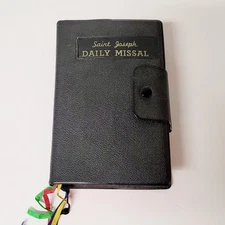Vintage Saint Joseph Daily Missal 1959 Catholic Church Prayer Book  with Cover