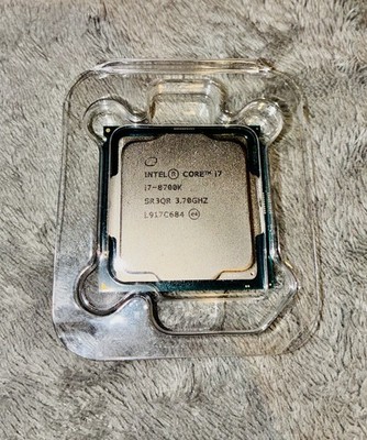 Intel Core I7-8700K 8th Gen SR3QR 3.70GHz 6-Core 12-threads LGA-1151 CPU