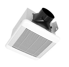 Commercial Electric 110 CFM 1.5 Sone Bathroom Exhaust Fan with Humidity Sensing 