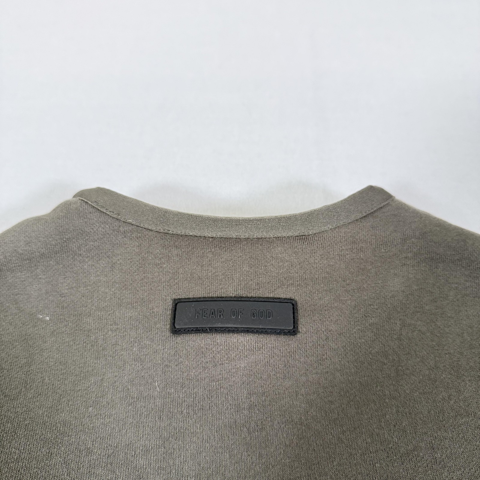 Essentials Sweatshirt Mens Small Gray Fear Of God Crew Neck Pullover Sweater