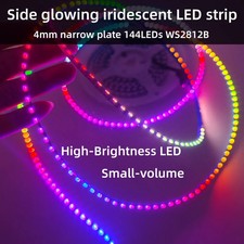 DC5V WS2812B Led Strip light 4mm Side Emitting LED Beads144leds/m 4020RGB