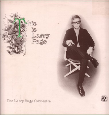 Larry Page Orchestra This Is Larry Page LP vinyl UK Penny Farthing 1970 textured