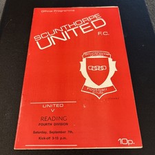 Scunthorpe v reading 1974/75