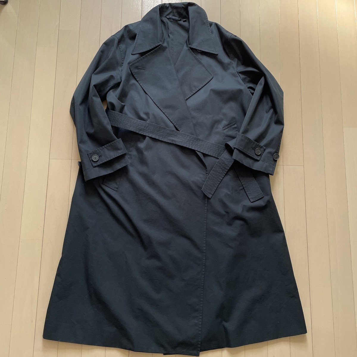 UNIQLO U Trench Coat Black Size M Christophe Lemaire Minimal