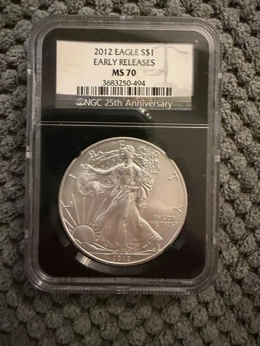 2012 Early Releases American Silver Eagle  $1 NGC MS70