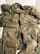 Vintage Walls Coveralls Mens Large Brown Realtree Camo Insulated Blizzard Pruf