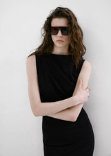 NWT Mango Long draped dress