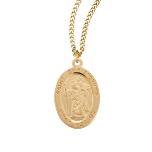 Authentic The Golden Pathfinder St. Christopher Sacred Journey Talisman