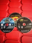 Lord of the Rings PS2 3 Game Disc Lot Two Towers Third Age Return Of The King!