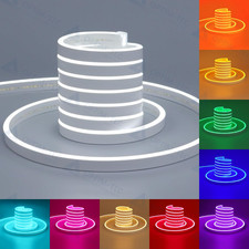 150ft LED Neon Rope Light Strip Flex Tube Wedding Garden Sign Decor Outdoor 110V