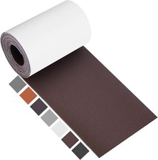 Leather Tape 3X60 Inch Realistic Self-Adhesive Leather Repair Patch for Sofas, C