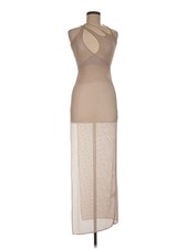 NWT PrettyLittleThing Women Brown Cocktail Dress 8