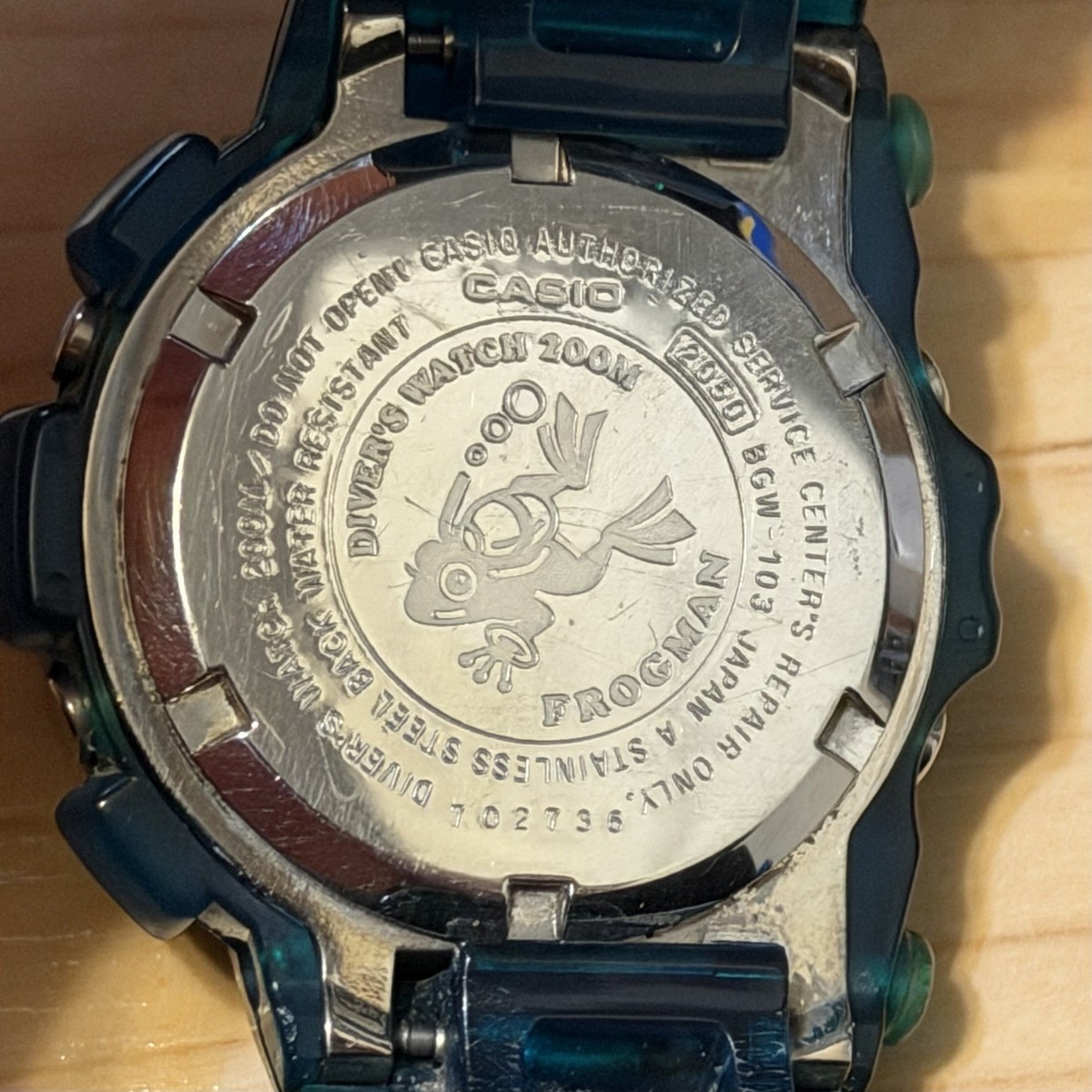 Casio G-Shock Baby-G Frogman BGW-103 Aqua Women's Digital Diving