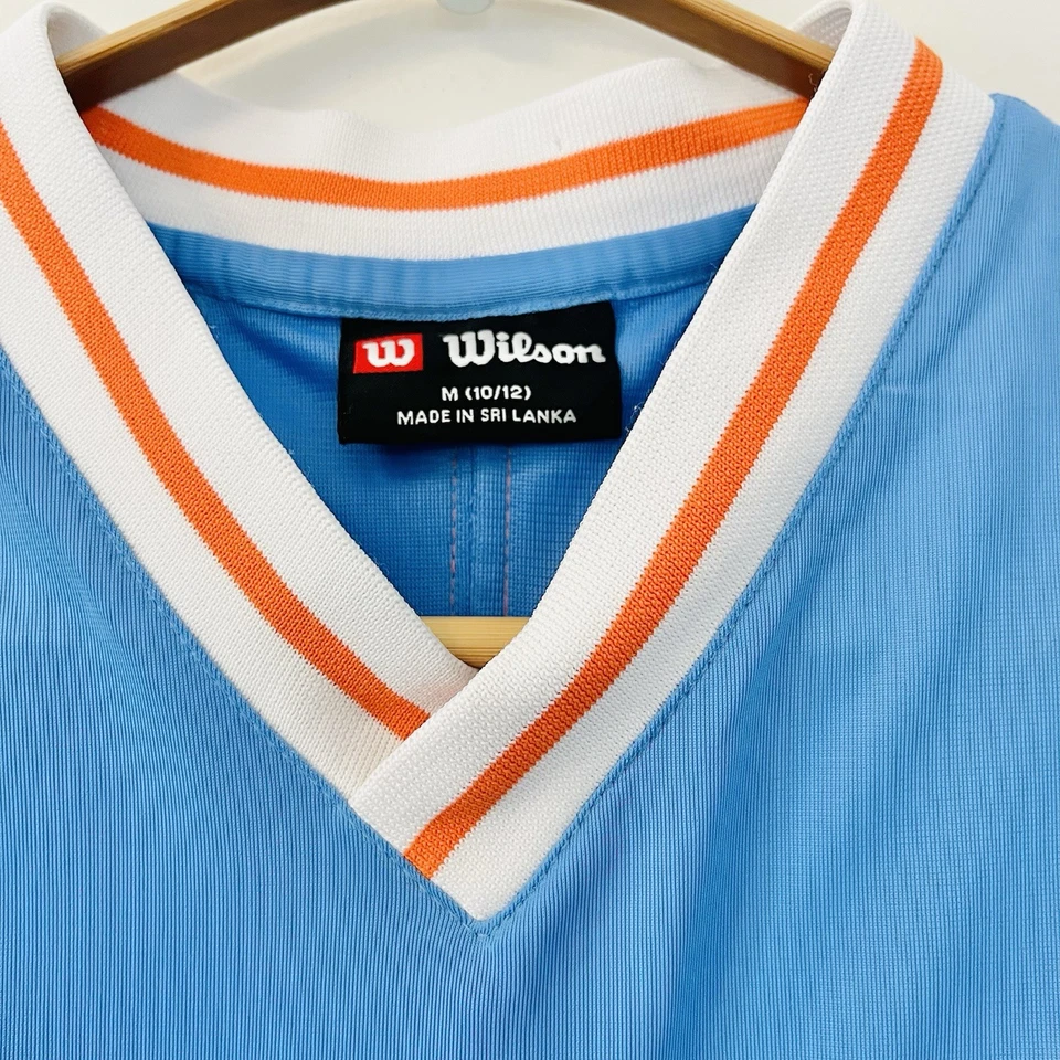 Camiseta de práctica de tenis Wilson | azul claro mediana juvenil Foto 3 de 4