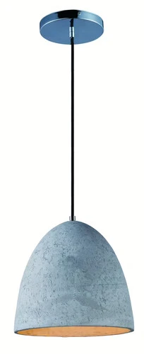 Maxim 12397GYPC Crete 12" LED Pendant in Polished Chrome - Picture 1 of 3