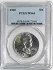 1960 FRANKLIN Silver Half Dollar PCGS MS 64