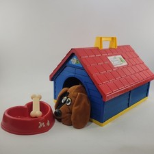 Vintage Pound Puppies Pup's Pad Playset 1986 Tonka Dog House Carrying Case PUP