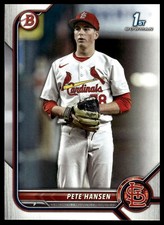 2022 Bowman Draft #BD-128 Pete Hansen