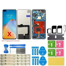 For Huawei P40 TFT Lcd Display Touch Screen Digitizer Assembly Replacement Frame