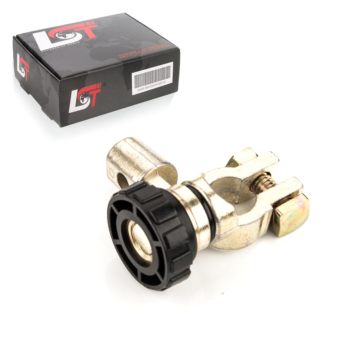 Car Battery Isolator Disconnect Terminal with Round Knob Black for MINI