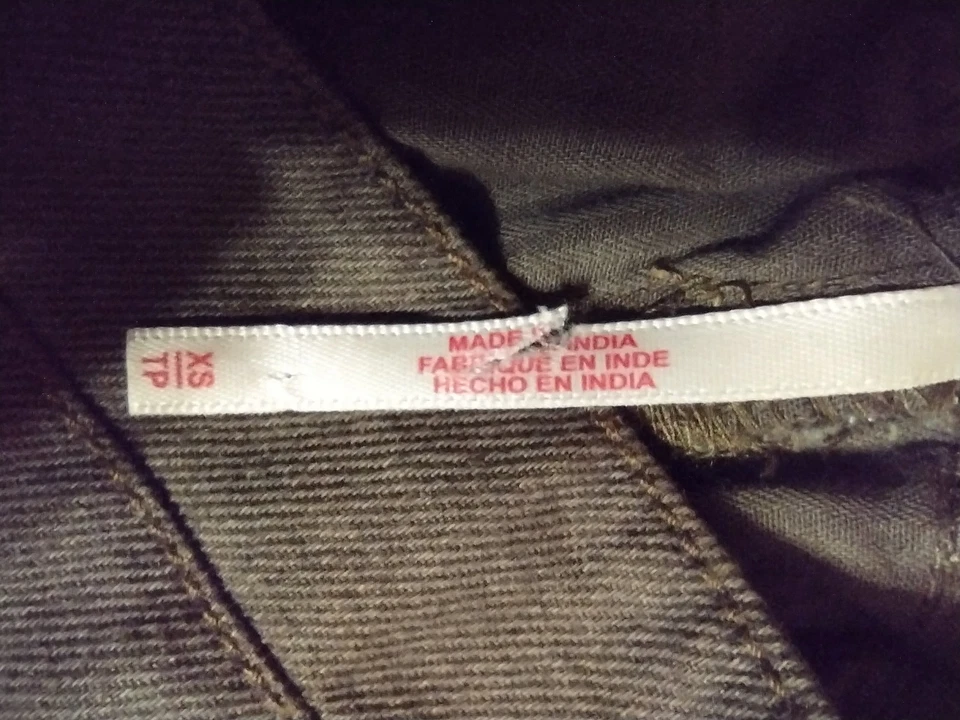 Pantalones Cortos Free People Talla XS Mujer Azul Horizon Parcheado Floral Bordado Encaje Foto 4 de 4