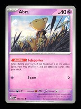 Abra 080/167 Common Twilight Masquerade Pokemon Near Mint