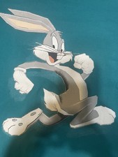 Vintage 90's Single Stitch Teal Bugs Bunny Warner Studio Store Large T-Shirt