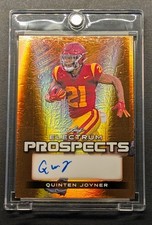 QUENTIN JOYNER Rookie Auto 2024 Leaf Electrum Prospects Copper Holo Foil SP/59