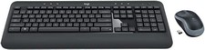 Logitech Advanced Wireless Keyboard with Mouse  USB Receiver, 920-008981