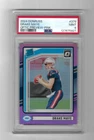 PSA 9 GEM MINT DRAKE MAYE 2024 DONRUSS OPTIC PREVIEW - PINK ROOKIE RC #379 PATS