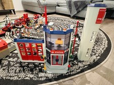 PLAYMOBIL Feuerwehrstation + Große Feuerwehr + Krankenwagen + Viel Zubehör