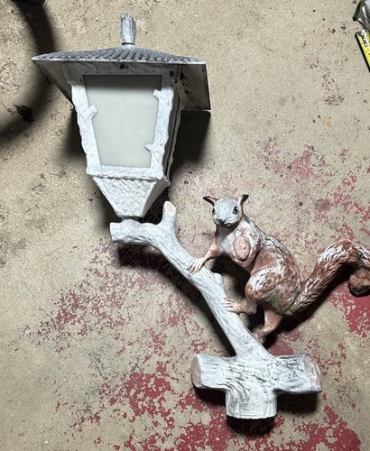 Amityville Horror Squirrel Cast Alumnum Light Post