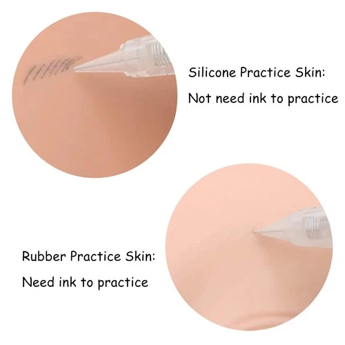 Blank Tattoo Skin Practice - Rayyl 5Pieces Tattoo Practice Skin Soft Silicone... image 3